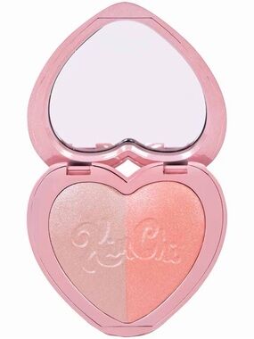 KimChiChic Heart Shaped Dual Blush & Highlighter Compact Shade Grace